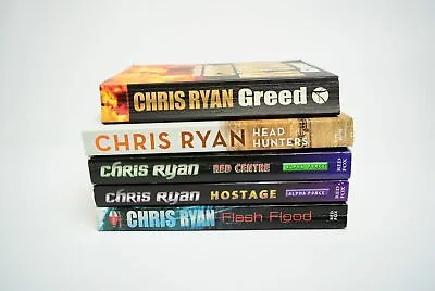 £9.99 • Buy Chris Ryan 5 Book Collection Hostage Head Hunters Greed Flash Flood Alpha Force