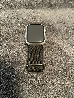 Apple Watch Series 8 GPS Cellular 41mm White Band Silver Case Smartwatch • $300