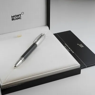 Montblanc Starwalker Carbon Fibre And Platinum Plated Fountain Pen F (NEW) • $799