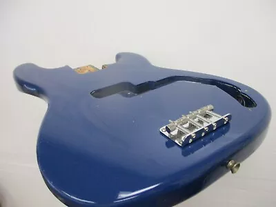 Fender Squier Affinity   4 String P Bass Body W/Factory Bridge Blue Parts/Repair • $99