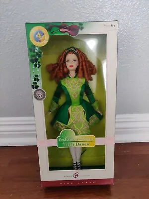 2006 Mattel Pink Label Festivals Of The World Irish Dance Barbie K7920 NIB NRFB • $50