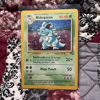 $15 • Buy Pokémon TCG Nidoqueen Jungle 7/64 Holo Unlimited Holo Rare
