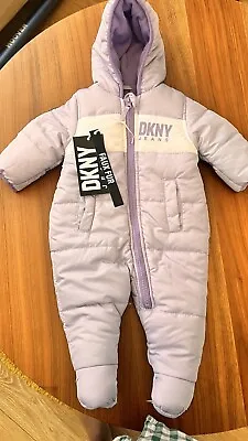 Dkny Snow Suit Baby 3/6 Mths • £35