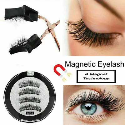 Magnetic Eyelashes Kit Reusable False Eyelashes Helper Magnetic Eyelash Clip Set • £4.99