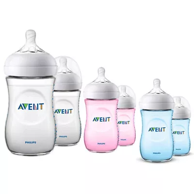 $18.18 • Buy Philips Avent Natural Baby Feeding Bottles Anti-Colic Breast Shape Teat BPA Free