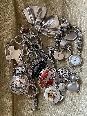 Vintage Sterling Silver Jewelry Lot **LOOK!** No Junk • $399