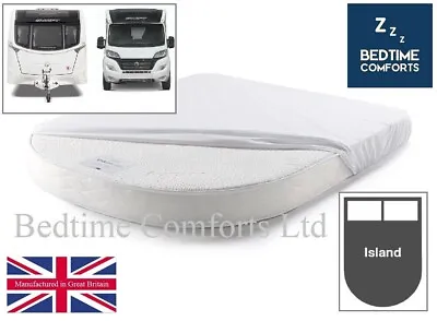 Caravan / Motorhome Island Bed  Fitted  Mattress Protector • £18.99