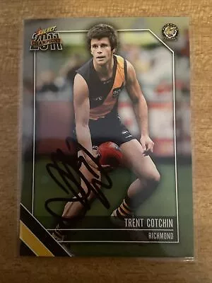 AFL Select 2011 Champions Trent Cotchin Signed Richmond Tigers Card #139 • $10