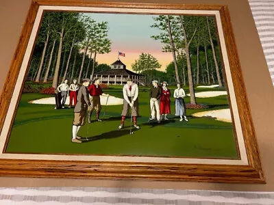 H.Hargrove Print On Canvas. Titled  Fore  #297 • $60