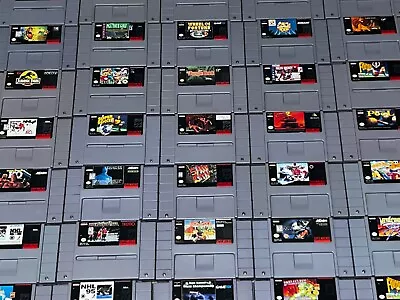 Super Nintendo Snes Original OEM Authentic *Pick Your Game* Cart Only Tested* • $7.99