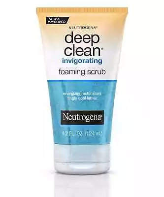 Neutrogena Deep Clean Invigorating Foaming Scrub Energizing Exfoliators 124mL • $23.95