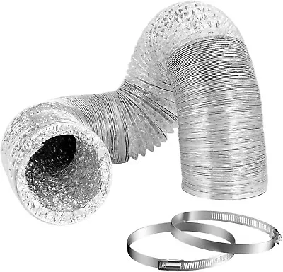 3 Inch Duct 6.56 Feet Flexible Dryer Vent Hose For Tight Space Dryer Exhaust H • $12.99