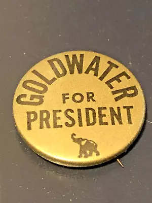 1964 BARRY GOLDWATER Campaign Pin Pinback Button Political President Election • $6