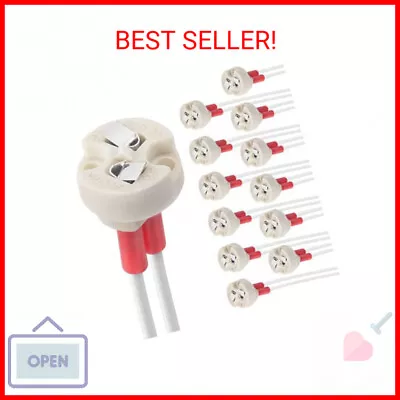 Ceramic Bi-Pin Socket For MR16 MR11 Halogen LED Bulbs (12pcs) • $12.09