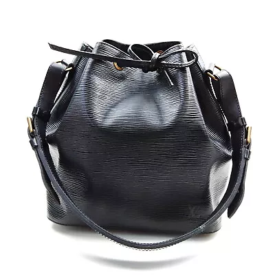 Louis Vuitton LV Shoulder Bag M44102 Petit Noe Black Epi 2650501 • $235.50