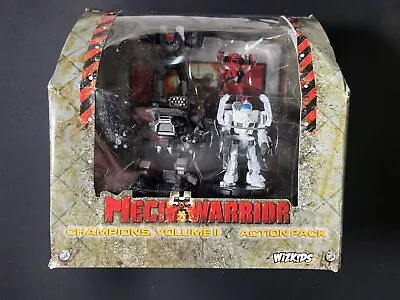 Mech Warrior Champions Action Pack Vol 2 Wizkids 4 Figures New Sealed • $34.99