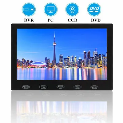 7  Inch Touch Button LCD Monitor HD Display Screen W/ Speaker HDMI/AV/VGA Input • $44.79