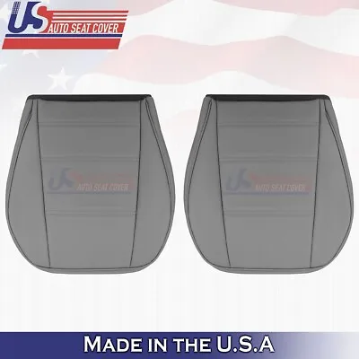 1999 - 2004 FOR Ford Mustang V6 - Driver & Passenger Bottoms Leather Cover Gray • $227.04