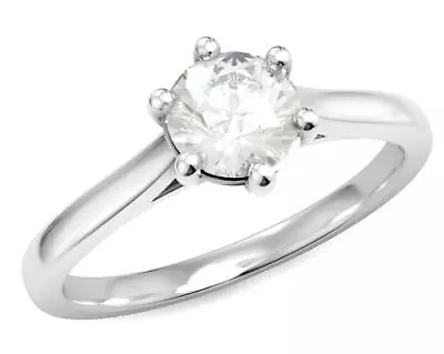 1/2 Carat Real Diamond Platinum Engagement Ring GIA Or IGI Certificated H SI2 • £999