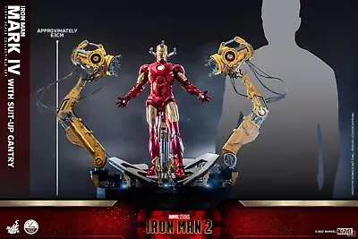 Hot Toys Iron Man 2 Iron Man Mark IV With Suit-up Gantry 1/4 Scale Figure Set... • $1400