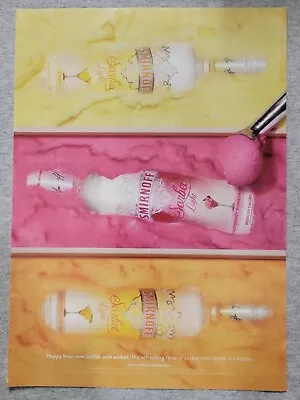 2013 Magazine Advertisement Page Smirnoff Lemon Mango Sorbet Vodka Print Ad • £9.63