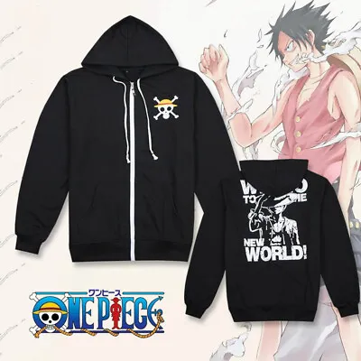 $27.90 • Buy Men Women Casual Hoodie Jacket Anime One Piece Hooded Coat Sweatshirt Sportshirt