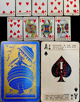 Historic Authentic Fortune Telling Cartomancy Oracle Gypsy Antique Playing Cards • $343.20