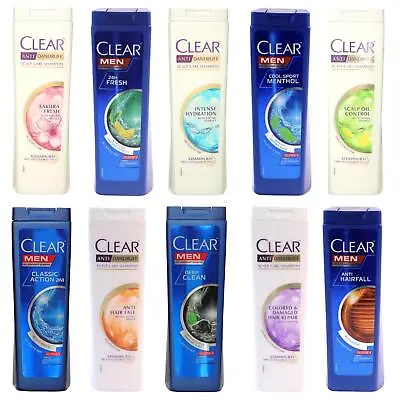 Clear Men & Women Anti-Dandruff Anti-Hair Fall Shampoo 400ml • £11.99