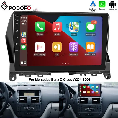 9  Car Radio Stereo For Mercedes Benz C Class 3 W204 S204 Android 11 GPS Sat Nav • £129.99