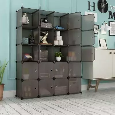 Multi-Cube Stackable Storage Organizer Shoes Clothes Shelving Rack Closet • $28.99