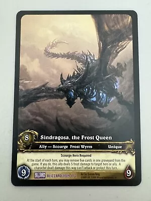 World Of Warcraft TCG (WOW TCG) Sindragosa The Frost Queen Extended Art (EA) NM • $449