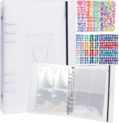 £8.99 • Buy Photocard Kpop Binder A5 Photo Card Holder Book Clear Large Photo Album 6 Rings 