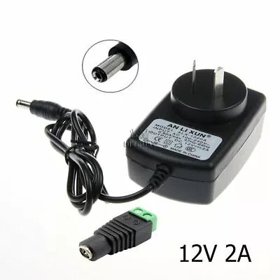 For LED Strip Light AU Plug  2A 24W Adapter Charger Power Supply AC240V To DC12V • $16.99