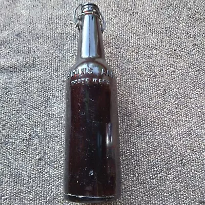 Vintage Evans Ale Embossed Beer Bottle Hudson NY • $14.99