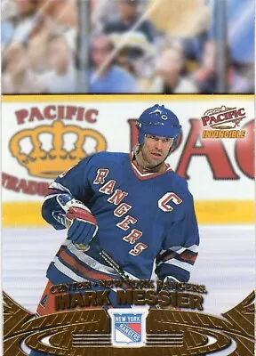 1997/98 Pacific Invincible Off The Glass #13 Mark Messier New York Rangers • $2.50