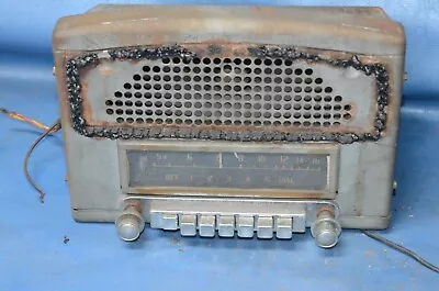 Vtg 1949-50 Dodge Car AM Radio Push Button Dial Knob Bezel Mopar 803 Coronet OEM • $145