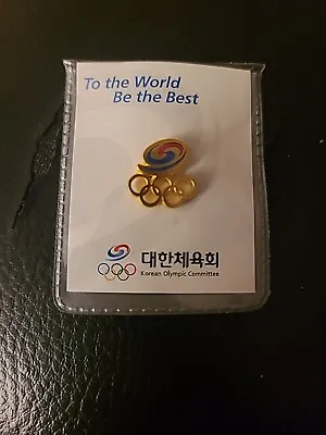 London 2012 Olympics Games - Korea Team Enamel Official Pin Badge - • £5