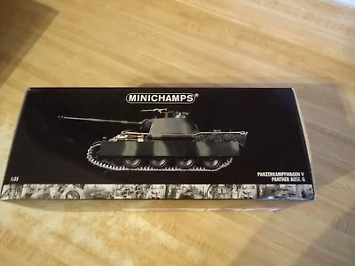 MINICHAMPS 1/35 Scale Panzerkampfwagen V Panther Ausf. G Tank Die Cast Replica • $199.99