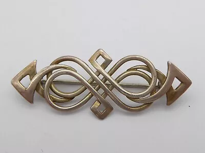 Vintage Silver Ola Gorie Celtic Love Knot Brooch Pin Orkney Silver • £6.50