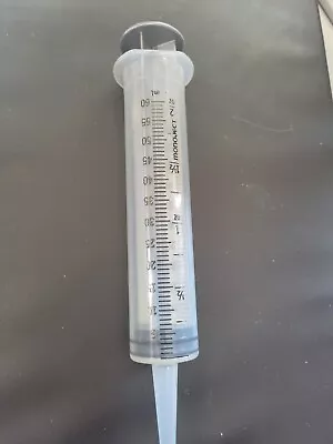 60cc  Syringes With Taper Tip              CASE OF 20 • $9