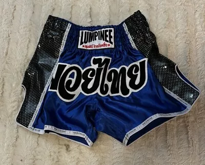 LUMPINEE SPORT BOXING SHORTS SPORT PANT RETRO MUAY THAI MMA Medium • $19.99