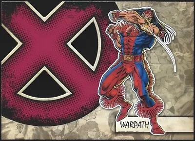 2011 Marvel Beginnings Series 1 X-MEN DIE-CUT Insert Card #X-42...WARPATH • $2