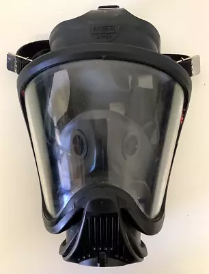 MSA Ultra Elite 40mm Riot Control Silicone Full Face Firefighter Gas Mask Large • $79.99