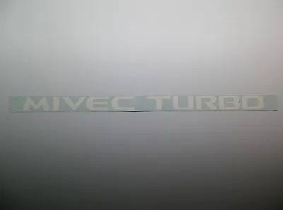 New Mitsubishi Evo MIVEC TURBO Style 2 Logo Windshield Decal Lancer Evolution MR • $20