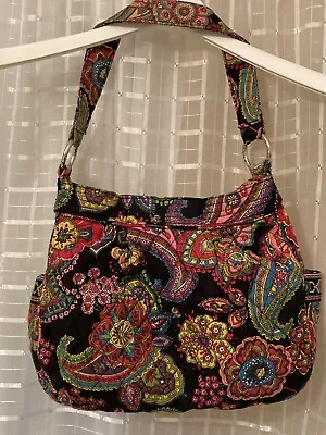 VERA BRADLEY  Symphony In Hue  Reversible Tote Hobo Shoulder Bag Purse Retired • $65