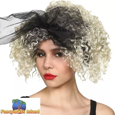 Wicked 1980s 80's Wild Child Madonna Wig Adults Fancy Dress • £12.09