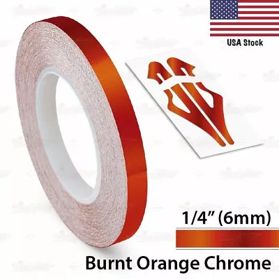 1/4  Roll Vinyl Pinstriping Pin Stripe Solid Line Car Tape Decal Stickers 6mm • $8.95