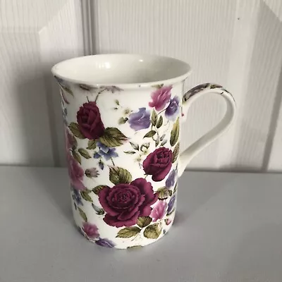 Maxwell Williams Roses Mug Cup Floral Design Fine Bone China - Coffee Tea • £9.99