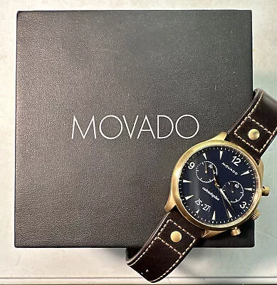 Movado Heritage Series Calendoplan Men’s Watch MO.03.1.34.6324  GTC • $275