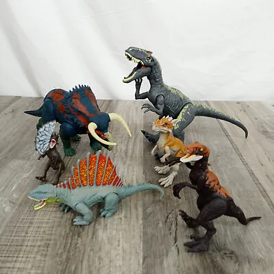 Jurassic World Park Dinosaur Action Figures Lot Dimetrodon Nasutoceratops • $73
